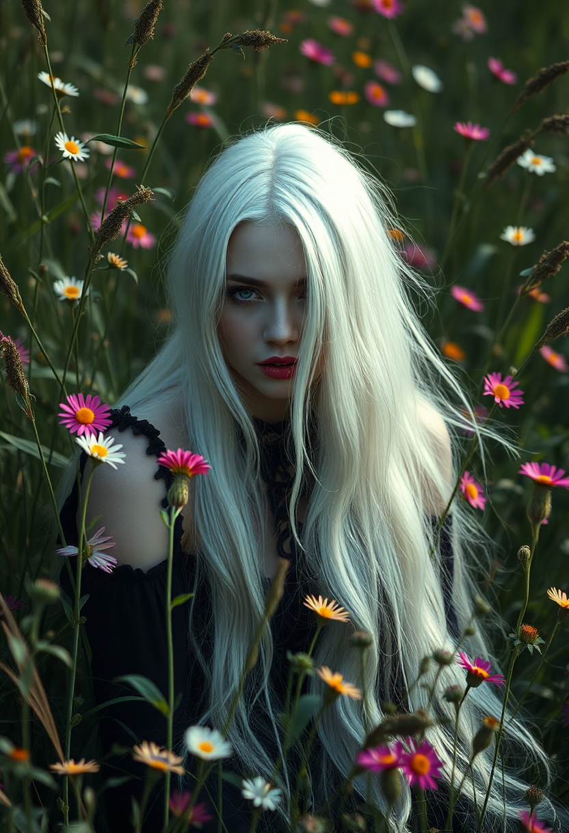 0153-goth woman white hair,glade, vibrant wil-flux1DevSchnellBNB_flux1SchnellBNBNF4-1524786983.png